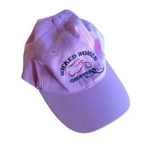 Wicked Woman Choppers Pink Hat WWC Riding Baseball Cap